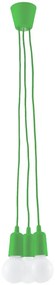 Zielona industrialna lampa wisząca - EX542-Elris