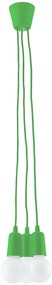 Zielona industrialna lampa wisząca K3-N38