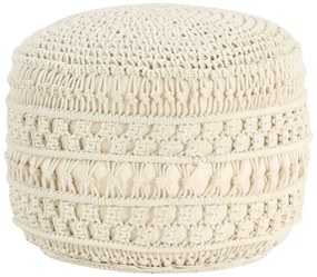 Ręcznie robiony puf z makramy R6-K99