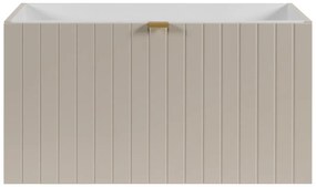 Szafka pod umywalkę HARMO 80 cm kaszmir półmat KROFAM