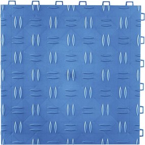 Płytki Garażowe, SucceBuy 25 Sztuk 30 × 30 cm Niebieskie Płytki Garażowe do Łączenia