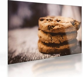 Obraz na szkle - pliki cookie (70x50 cm)