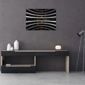 Obraz na szkle - Abstrakcyjny obraz - budynek (70x50 cm)