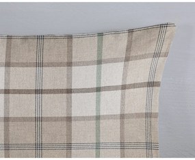 Jasnobrązowa flanelowa pościel dwuosobowa 200x220 cm Bernardus – Good Morning