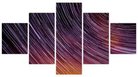 Obraz rozmytych gwiazd na niebie (125x70 cm)