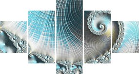 Obraz teksturowanej spirali (125x70 cm)