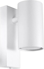 Kinkiety Nowoczesny Utti, Stal - 1 Źródło - L.6 X H.15 Cm - Biały