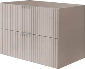 Szafka pod umywalkę, Kaszmir, 80 x 57 x 46 cm, uchwyt srebrny, bez pokrywy