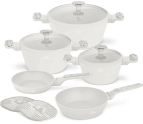 BerlingerHaus Zestaw naczyń z powłoką tytanową Sahara Marble, 10 szt.