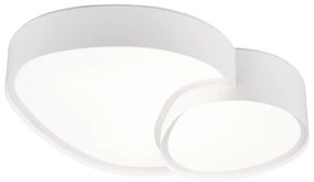 Biała lampa sufitowa LED 36x43.5 cm Rise – Trio