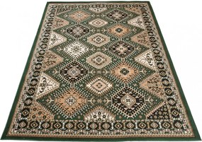 Zielony dywan w rustykalnym stylu P8-A13