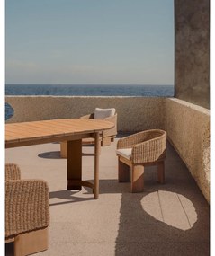 Stół z litego drewna eukaliptusowego 110x280 cm Xoriguer – Kave Home