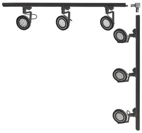 Zuma Line 3579 - Oprawa punktowa w systemie szynowym MASTER 6xGU10/15W/230V czarna