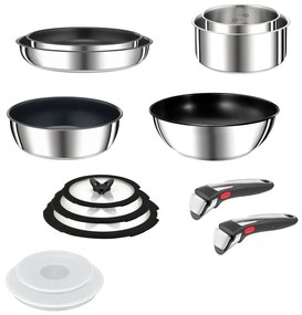 Zestaw garnków ze stali nierdzewnej 13 szt. INGENIO Preference ON L9749432 – Tefal