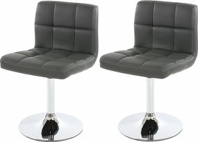 Krzesło do jadalni Cadiz (zestaw 2 sztuk),  szary