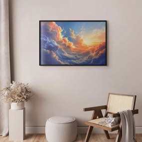 Plakat Symfonia barw 90x60 cm z ramą czarną bez marginesu ARTGEIST B