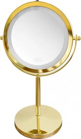 Lusterko Do Makijażu PREMIUM Kosmetyczne POWIĘKSZAJĄCE 10X Podświetlane LED