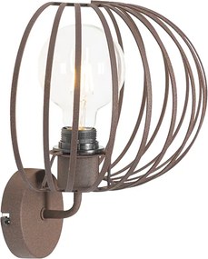 Designerska lampa ścienna rdzawobrązowa 30 cm - Johanna