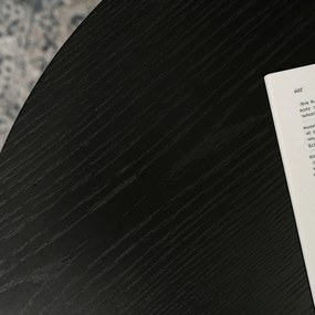 Stolik Kawowy HOPE MAX 80 cm Czarny Nowoczesny Loft