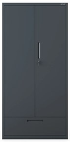 Megan Antracytowy - szuflada pojedyncza 185 cm