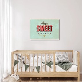 Obraz na szkle - Home sweet home (70x50 cm)