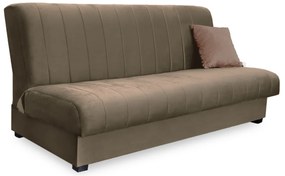 Sofa z Funkcją Spania SIGMA Rozkładana Wersalka Dwuosobowa Beżowa Nowoczesna do Salonu