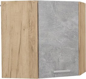 Szafka wisząca narożna beton 57x34.1x60 r-line