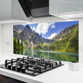 Panel Szklany Krystaliczne Jezioro W Górach