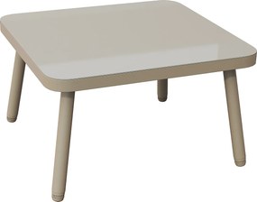 Zestaw mebli ogrodowych Iron - 2 narożniki 4-osobowe + 1 stolik kawowy - kolor khaki