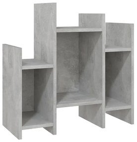 Niski otwarty regał z 6 półkami beton - Pyrol