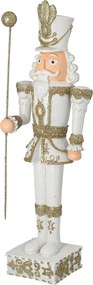 Figurka Dziadek do orzechów 55 cm white