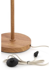 Lampa stojąca w naturalnym kolorze z tekstylnym kloszem (wysokość 159 cm) Dania – Light &amp; Living