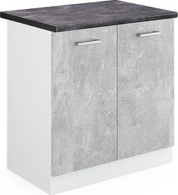 Szafka pod zlew beton 80x60x81.6 r-line