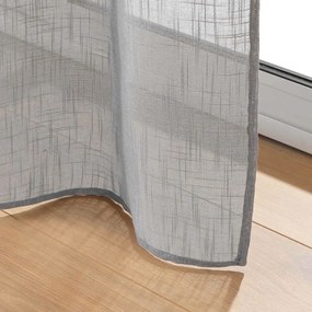 Szara firanka 140x280 cm Haltona – douceur d'intérieur