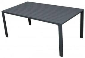 MORISS - aluminiowy stół ogrodowy 130 x 72 x 55 cm