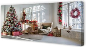 Obraz canvas na ścianę Choinka, Prezenty i Dekoracje