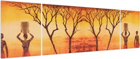 Obraz - Afrykańska sawanna (170x50 cm)