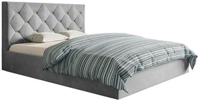 Dwuosobowe łóżko z zagłówkiem 140x200 Noble 3X - 36 kolorów