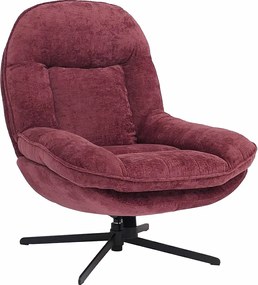 Fotel relaksacyjny MCW-P32, jagodowy