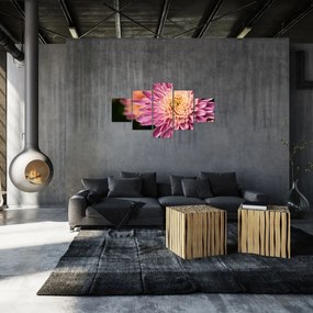 Szczegółowy obraz kwiatu (125x70 cm)