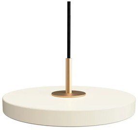 Biała lampa wisząca LED z metalowym kloszem ø 15 cm Asteria Micro – UMAGE