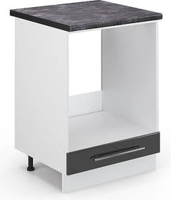 Szafka kuchenna antracyt wysoki połysk 60x60x82 fame-line