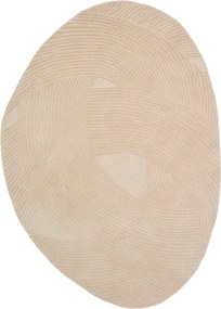 Kremowy wełniany dywan tkany ręcznie 160x230 cm Domm – Kave Home