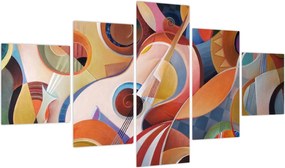 Obraz - Muzyczny abstrakt (125x70 cm)
