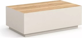 Stolik kawowy Avolio – nowoczesny stolik do salonu, metalowy stelaż + płyta laminowana, wiele kolorów i dekorów