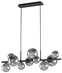 ONLI - Żyrandol na lince PALOMA 10xG9/10W/230V czarny/dymny