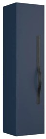 Szafka łazienkowa VOG 33 cm granatowa półmat z czarnym uchwytem KROFAM