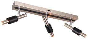 Lampa punktowa LED w czarno-srebrnym kolorze 20,5x63 cm Ikaris – Trio Select