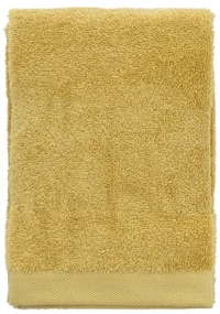 Żółty ręcznik z bawełny organicznej 50x100 cm Comfort – Södahl