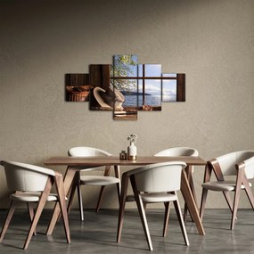 Obraz - Rybackie wyposażenie (125x70 cm)